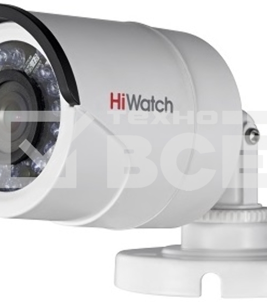 Камера видеонаблюдения аналоговая HiWatch HDC-B020(B)(3.6мм) 3.6-3.6мм HD-TVI цв. корп.:белый