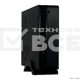 Компьютерный корпус Exegate EX268691RUS Компьютерный корпус MiniITX Exegate MI-207 Black, miniITX/mATX, <M450, 80mm>, 2*USB, Audio