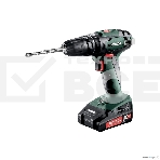 Дрель-шуруповерт Metabo SB 18 602245560, 18 В, 2 Ач, 48Нм, щеточный, ударный, фото 1