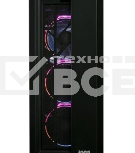 Компьютерный корпус ZALMAN X3, ATX, BLACK, WINDOW, 2x3.5