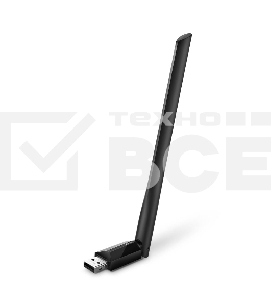 Беспроводный двухдиапазонный USB2.0 адаптер TP-Link Archer T2U Plus, 433Мбит/с + 200Мбит/с