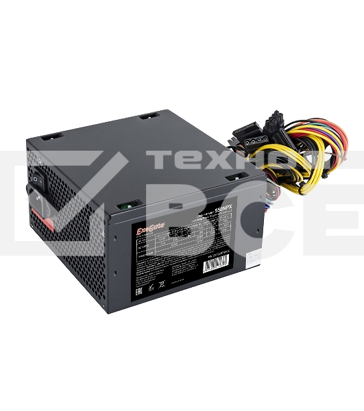 Блок питания ExeGate 550NPX (EX282071RUS-PC), 550Вт, 120мм, черный