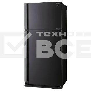 Холодильник Sharp SJ-XE55PMBK черный двухкамерный 388/148 л морозилка сверху