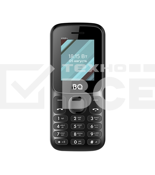 Мобильный телефон BQ 1848 Step+ черный