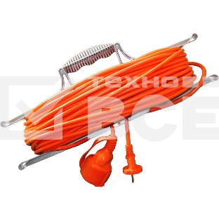 Удлинитель-шнур на рамке 1х10 м с заземл. 10А IP54 УШ-10 ПВС 3х0.75 розетки с защ. крышкой UNIVersal 9632021