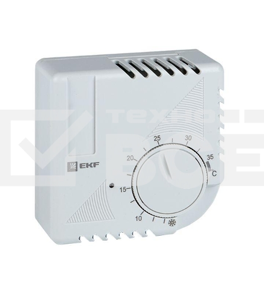 Термостат NO/NC (охлаждение/обогрев) накладной 16А 230В IP20 PROxima EKF thermo-no-nc-wall
