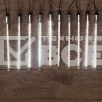 Гирлянда «Тающие сосульки» 24 В, комплект 10 шт. х 30 см, шаг 100 см, 420 LED, белый, соединяются, фото 1