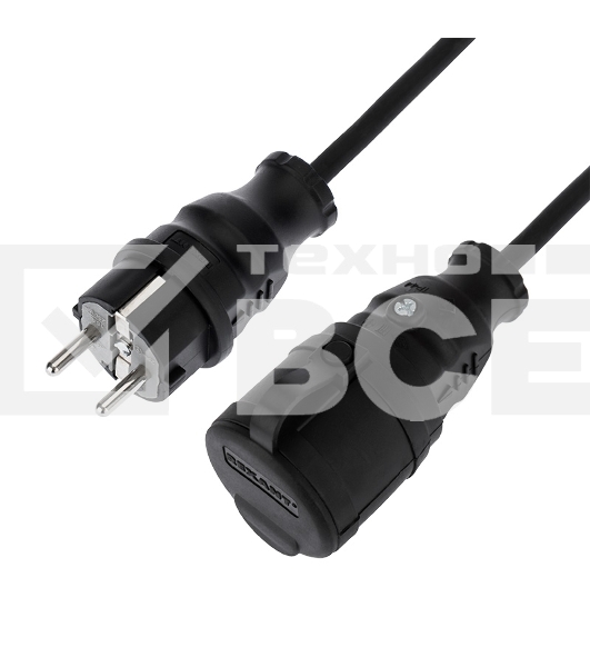 Удлинитель-шнур на рамке Rexant КГ 3х1.5, 20 м, морозостойкий, с/з, 16 А, 3500 Вт, IP44 (Сделано в России)