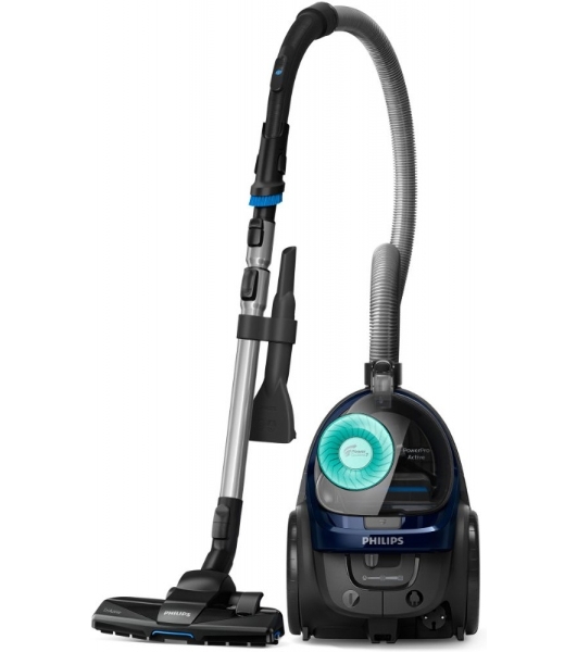 Пылесос Philips FC9573/01 синий/темно-серый, 410/1900 Вт, уборка сухая, пылесборник контейнер 1,5 л