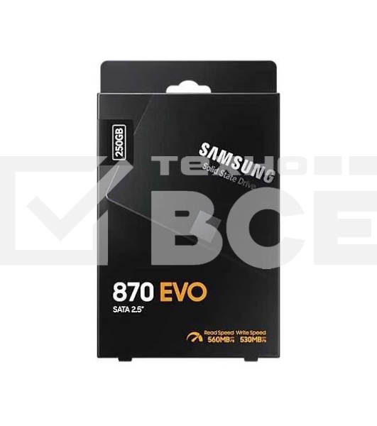 Накопитель SSD Samsung 870 EVO, 250GB, SATA III, 2.5