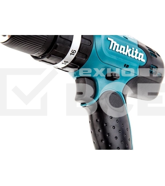 Дрель-шуруповерт Makita DHP453RFE, 18 В, 3 Ач, 42 Нм, щеточный