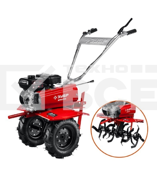 Мотоблок ЗУБР МТБ-400 бензиновый 2000 м2