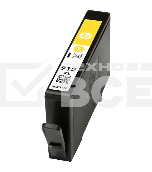 Картридж струйный HP 912XL 3YL83AE желтый увеличенной ёмкости (825 стр) для HP OfficeJet 801x, 802x