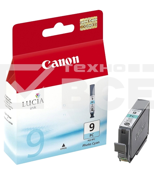 Картридж струйный Canon PGI-9PC (1038B001) фото голубой (14 мл.) для Canon Pixma 9500