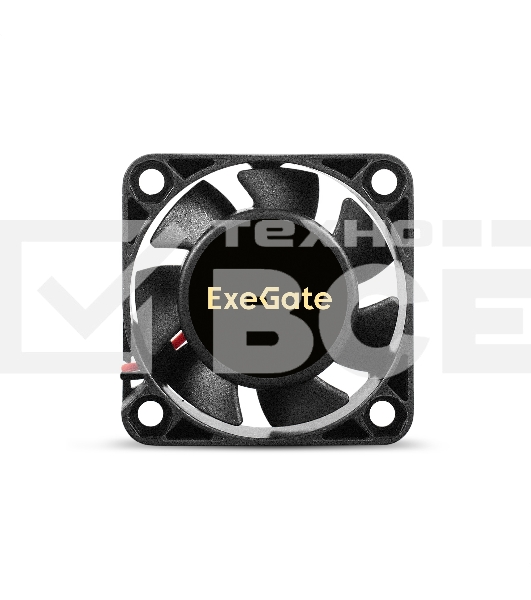 Вентилятор для корпуса ExeGate ExtraPower EP04010S2P черный, 40 мм, 7500 об/мин, 36 дБ, 2 pin