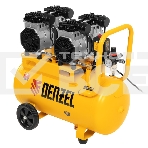 Компрессор безмаслянный малошумный DLS 2200/50, 2200 Вт, 2х1100, 50 л, 380 л/мин  Denzel, фото8