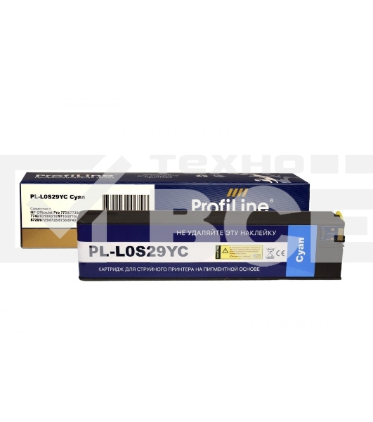 Струйный картридж L0S29YC (№976Y) для принтеров HP PageWide-Pro 552/577/P55250/P57750 с чернилами Cyan ProfiLine