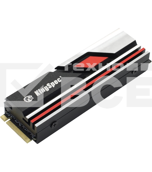 Накопитель SSD KingSpec XG7000 XG7000-1Tb PRO, 1Tb, PCIe 4.0 x4, M.2 2280, NVMe, R/W 7400/6600, с радиатором