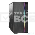 Компьютерный корпус Minitower ExeGate mEVO-9301-EVO800 (mATX, БП EVO800RGB с вент. 12см, с окном, 2*USB+1*USB3.0, HD аудио, черный, с RGB подсветкой), фото4