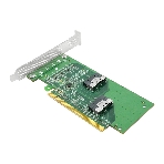 Адаптер для SSD PCIe x16 to Two SlimSAS SFF-8654 8i Adapter, фото3