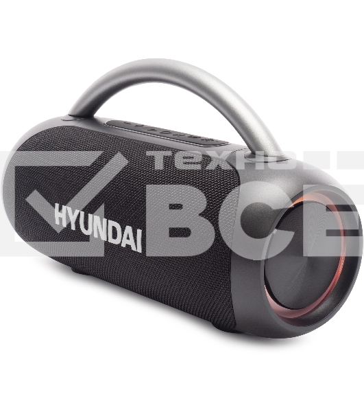 Колонка портативная Hyundai H-PS1026 черный 40W 2.0 BT 10м 1800mAh