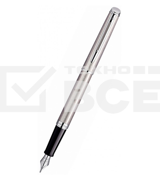 Ручка перьевая Waterman Hemisphere (CWS0920410) Steel CT F сталь нержавеющая подар.кор.