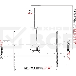 Кронштейн для телевизора Cactus CS-CP04-R черный 37