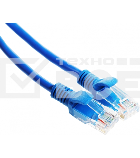 Патч-корд UTP Cablexpert PP12-10M/B кат.5e, 10м, литой, многожильный (синий)
