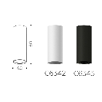 Корпус светильника C6342 SWH белый песок D60*H150mm MR16 GU5.3, фото15