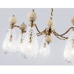 Люстра Ambrella light LH53287/7 BS/CL латунь/прозрачный E14*7 max 40W D815*900, фото4