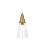 Светильник Ambrella light TR3666 BS/CL латунь/прозрачный E14 max 40W D120*1000, фото6