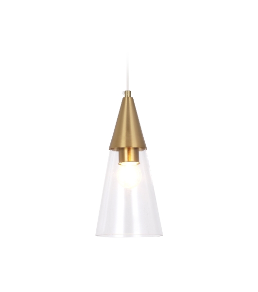 Светильник Ambrella light TR3666 BS/CL латунь/прозрачный E14 max 40W D120*1000