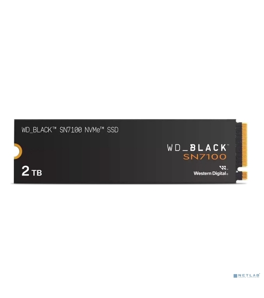Накопитель SSD 2TB WD Black SN7100, M.2 2280, PCI-E 3x4, R/W - 7250/6900 Mb/s 3D-NAND TLC