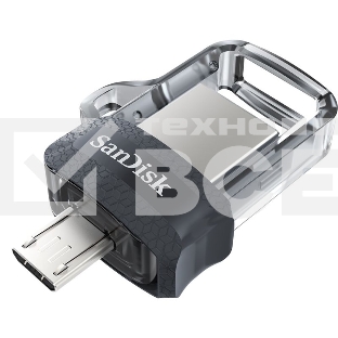 Флеш диск 64GB SanDisk Ultra Android Dual Drive OTG, m3.0/USB 3.0, Black