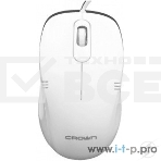 Мышь проводная Crown CMM-502 белый, 1000 dpi, USB, кнопки - 3, фото11