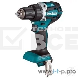Дрель ак б\щет Makita DDF484Z,18В,Li-ion,БЗП-13мм,0-500\0-2000об\м,54\30Нм,1.5кг,кор,б\акк и з\у,XPT
