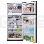 Холодильник Sharp SJ-XE55PMBK черный двухкамерный 388/148 л морозилка сверху, фото2