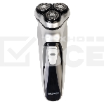Бритва Galaxy Line GL 4209, серебряный с черным, роторная, аккумуляторная, 5 Вт, Li-Ion аккумулятор емкостью 600 мА*ч, время непрерывной работы до 1,5 ч, ножи из нержавеющей стали, 3 независимые плавающие головки, возможность промывки бреющего блока, инди, фото14