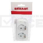 Колодка 2 гнезда с заземлением Rexant, фото3