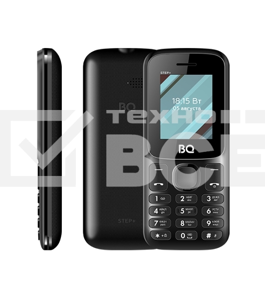 Мобильный телефон BQ 1848 Step+ черный