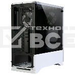 Компьютерный корпус ZALMAN S5, ATX, WHITE, WINDOW, 2xCOMBO (3.5