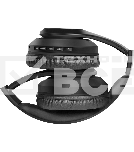 Беспроводные/проводные наушники Defender FreeMotion B552 черный, накладные, Bluetooth + проводной, складная конструкция, до 5 ч