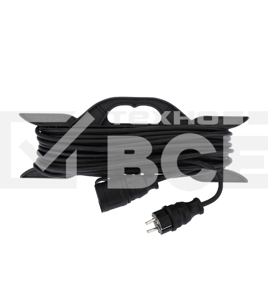 Удлинитель-шнур на рамке Rexant КГ 3х1.5, 20 м, морозостойкий, с/з, 16 А, 3500 Вт, IP44 (Сделано в России)