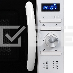 Микроволновая печь Hyundai HYM-D3027 белый, 20 л, 700 Вт, переключатели - поворотный механизм/кнопки, фото4