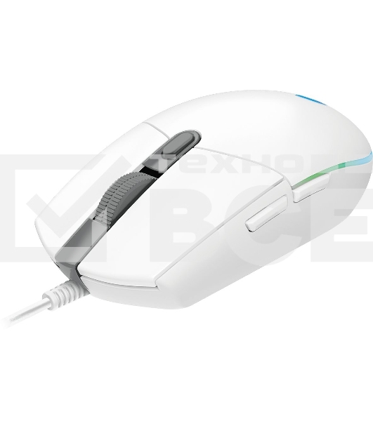 Мышь проводная Logitech G102 LIGHTSYNC белый, 8000 dpi, USB, кнопки - 6