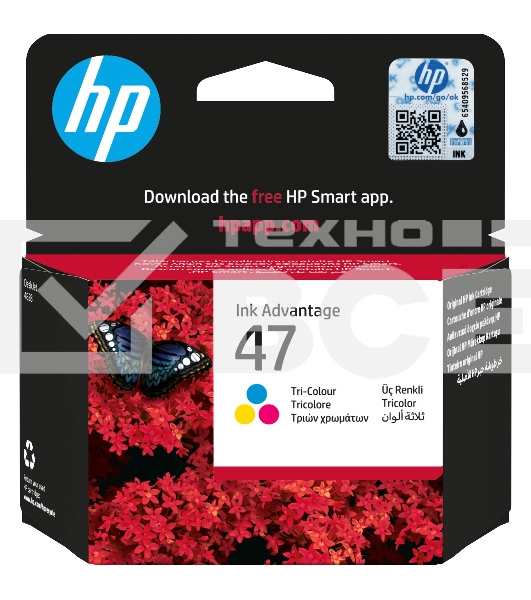 Картридж струйный HP 47 6ZD61AE многоцветный (700 стр.) (2мл) для HP DJ IA Ultra 4828