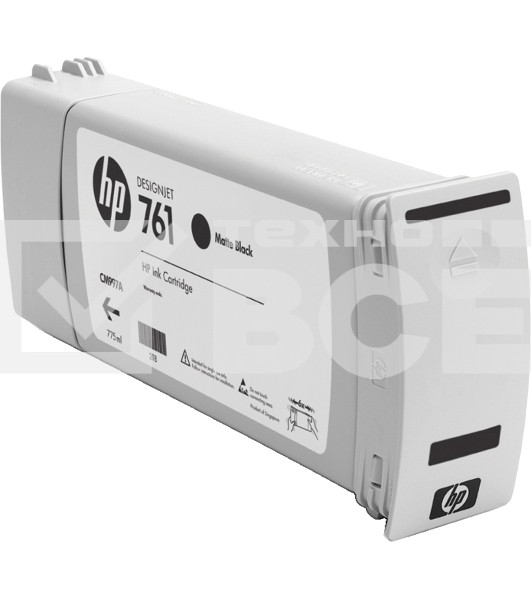 Картридж струйный HP №761 CM997A черный матовый для HP DJ T7100