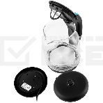 Чайник электрический Kitfort КТ-654-1 1.7л. 2200Вт голубой (корпус: стекло), фото11