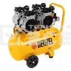Компрессор безмаслянный малошумный DLS 2200/50, 2200 Вт, 2х1100, 50 л, 380 л/мин  Denzel, фото6