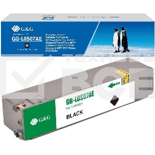 Картридж струйный G&G GG-L0S07AE черный (260мл) для HP PageWide Pro 452dn/452dw/477dn/477dw MFP